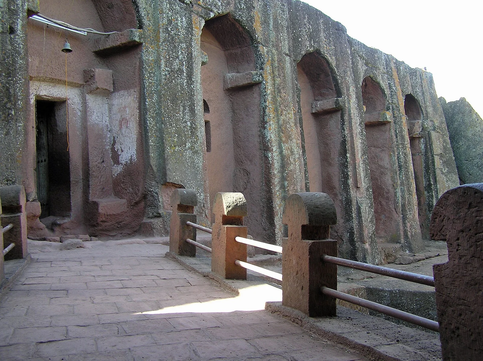 Ethiopie - Lalibela - Biet Gabriel et Rafael - Façade
