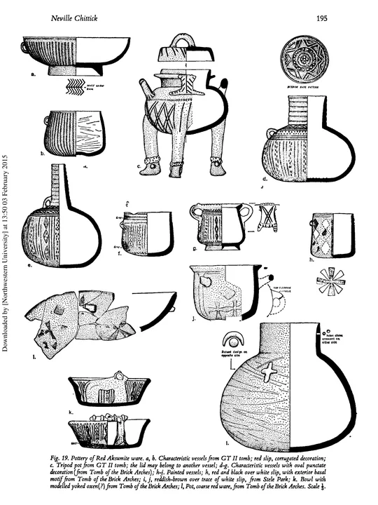 Excavations at Aksum, 1973–4: a Preliminary Report — illustrated page 48