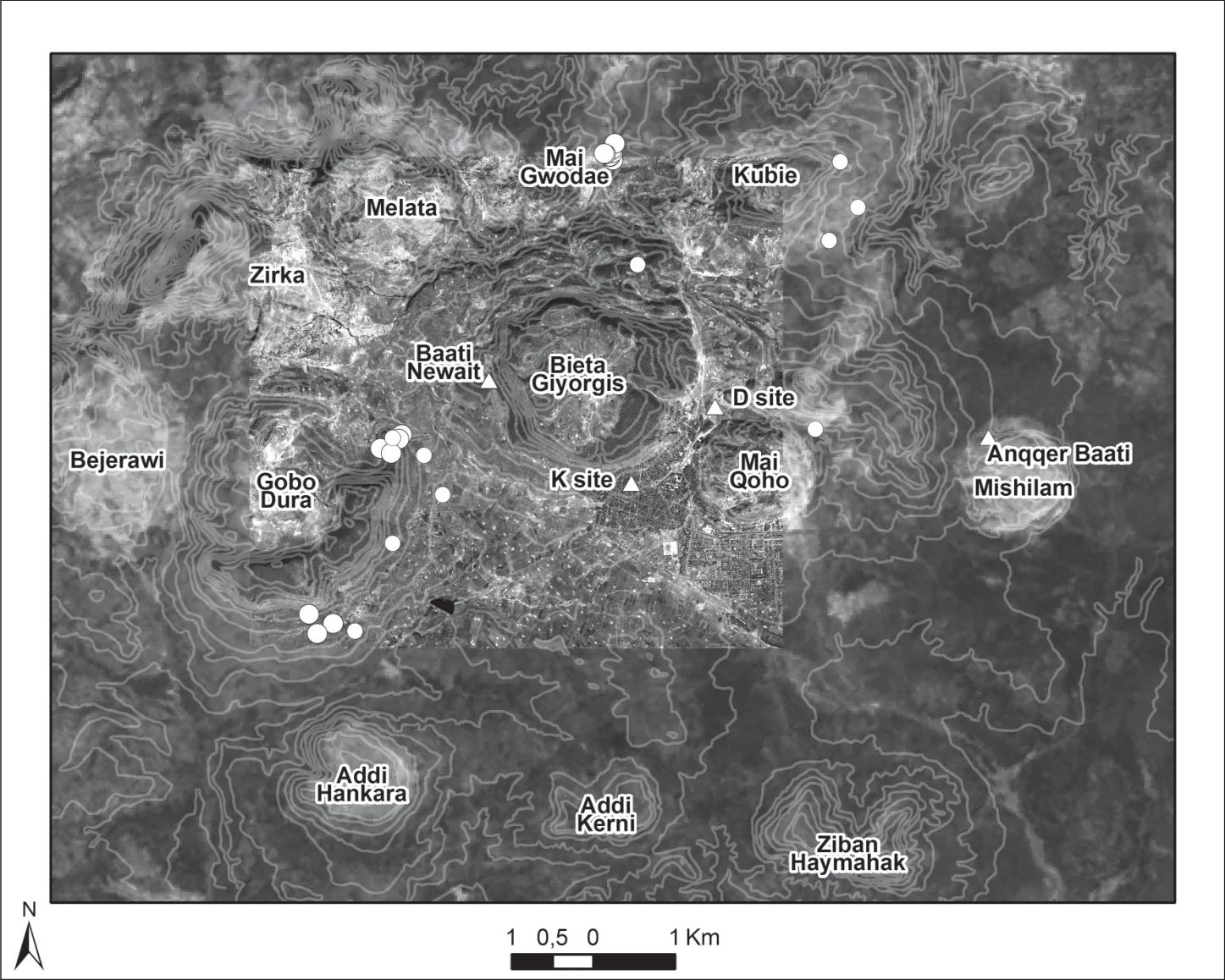Ancient Settlement Patterns in the Area of Aksum (Tigray, Northern Ethiopia) – Ca. 900 BCE–800/850 CE — illustration 1, PDF page 37