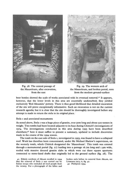 Excavations at Aksum, Ethiopia, 1993-4 — illustrated page 25