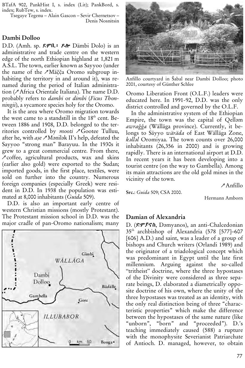 Illustrations, Encyclopaedia Aethiopica volume 2, PDF page 113