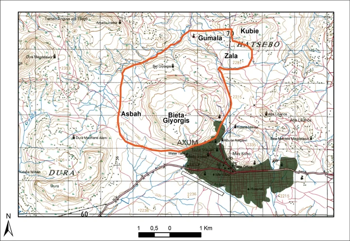 Ancient Settlement Patterns in the Area of Aksum (Tigray, Northern Ethiopia) – Ca. 900 BCE–800/850 CE — illustration 1, PDF page 42