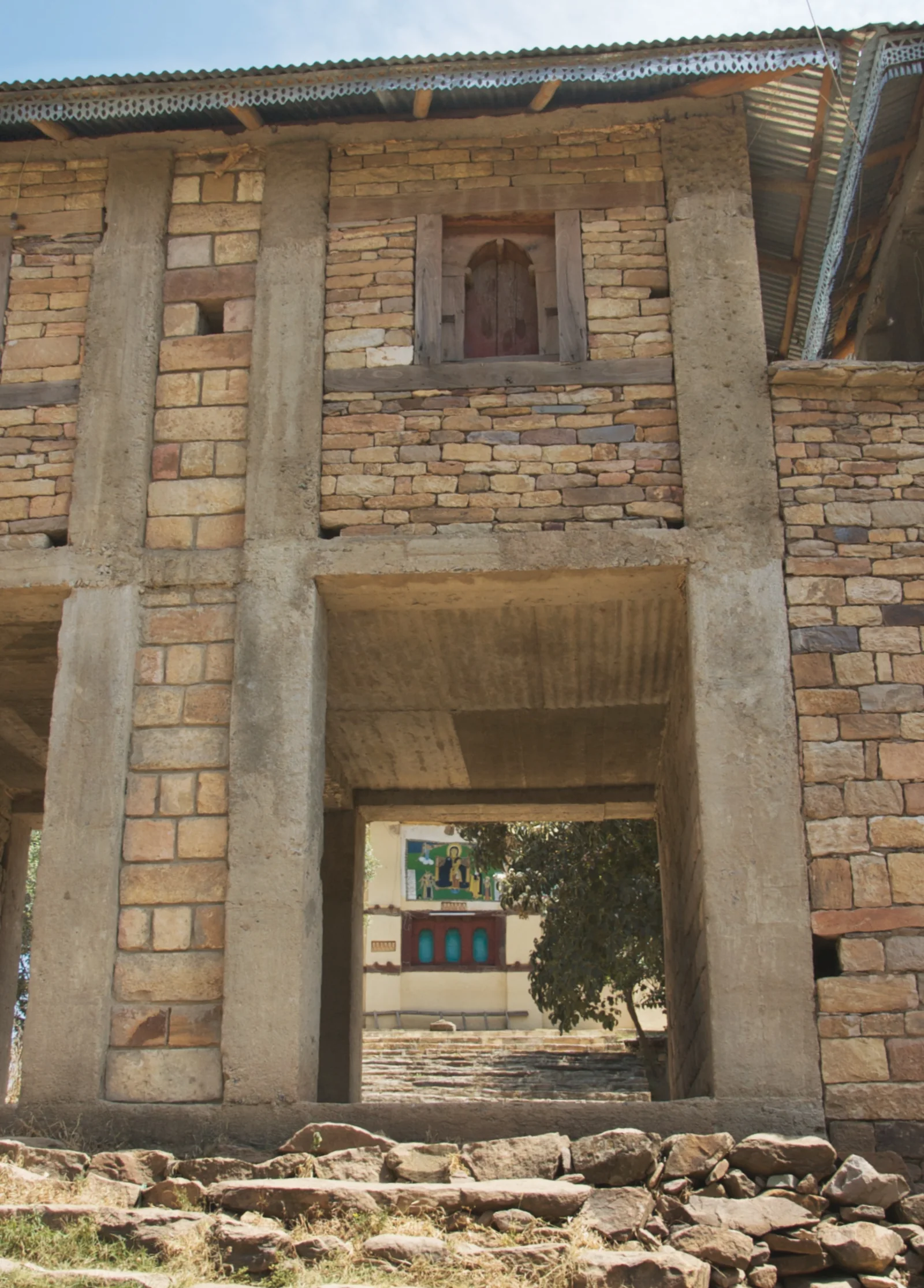 Entrance To The Church Precincts, Yeha, Ethiopia