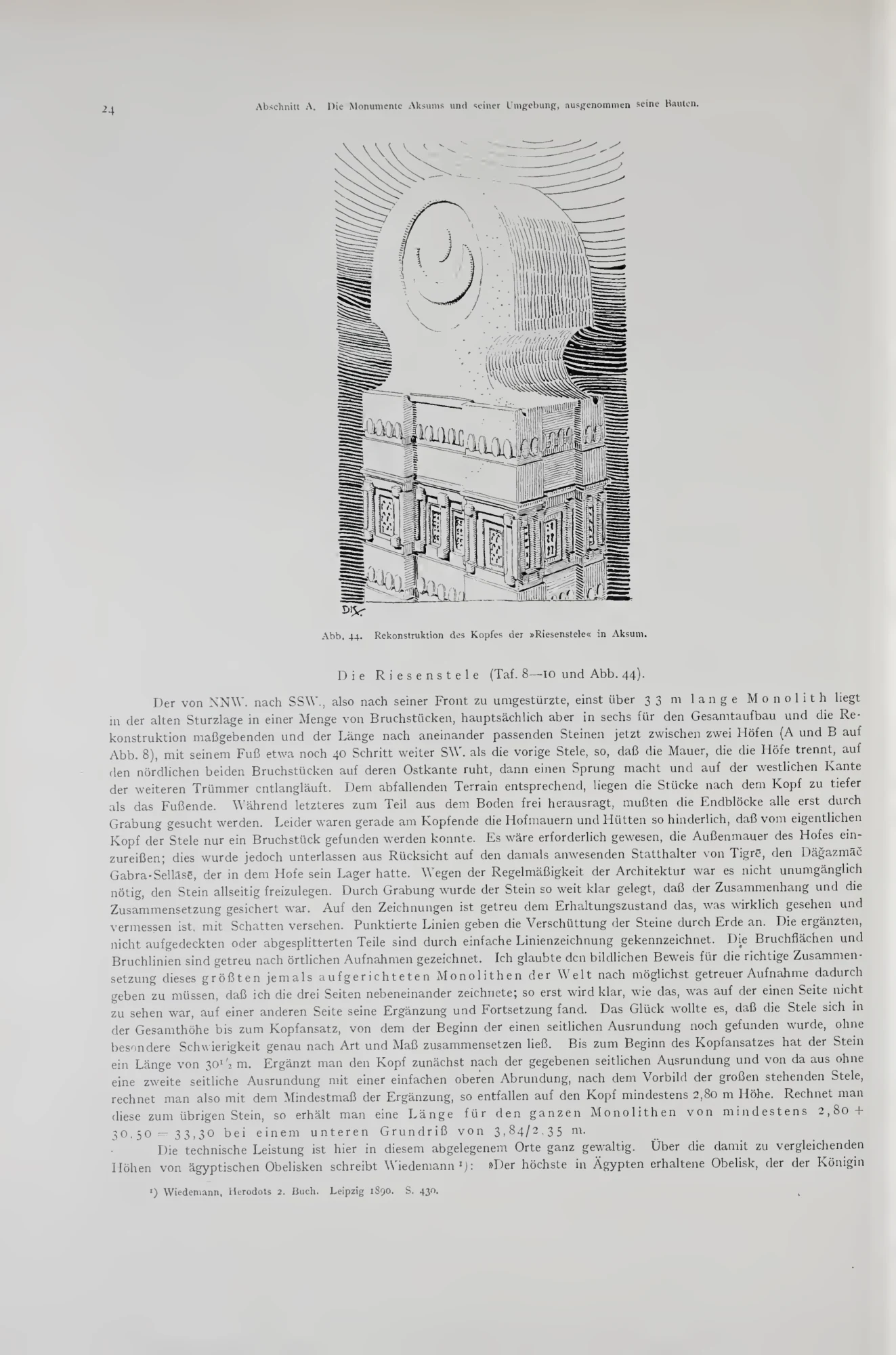 Deutsche Aksum-Expedition, Band II: Ältere Denkmäler Nordabessiniens — illustrated page 34