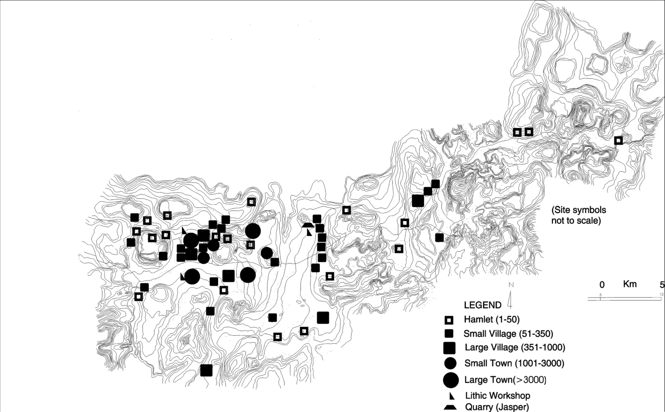 Changing Settlement Patterns in the Aksum-Yeha Region of Ethiopia: 700 BC - AD 850 — illustration 1, PDF page 183
