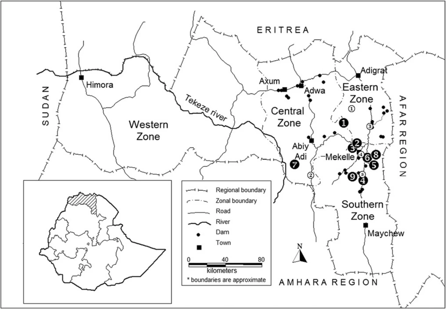 Landscapes and Landforms of Ethiopia — illustration 1, PDF page 233