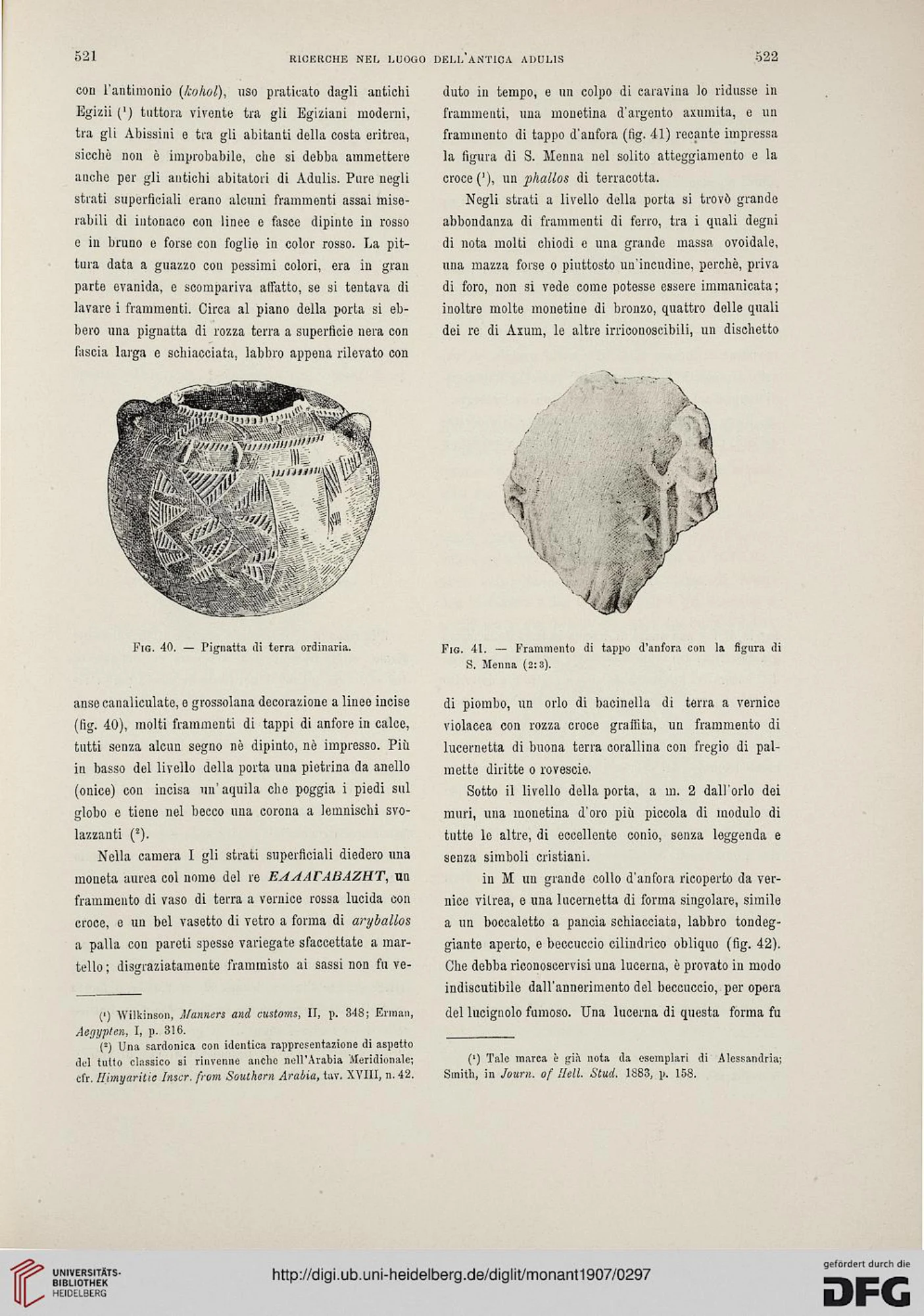 Ricerche nel luogo dell'antica Adulis (Colonia Eritrea) — illustrated page 44
