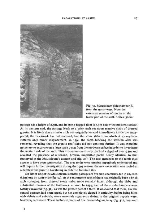 Excavations at Aksum, Ethiopia, 1993-4 — illustrated page 27