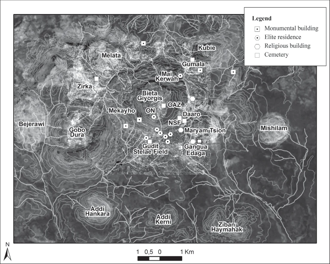 Ancient Settlement Patterns in the Area of Aksum (Tigray, Northern Ethiopia) – Ca. 900 BCE–800/850 CE — illustration 2, PDF page 79