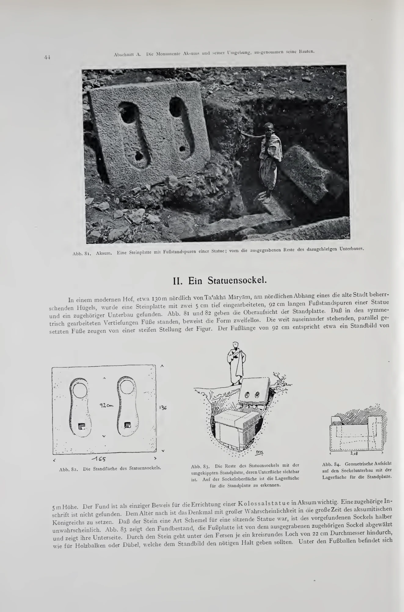 Deutsche Aksum-Expedition, Band II: Ältere Denkmäler Nordabessiniens — illustrated page 54