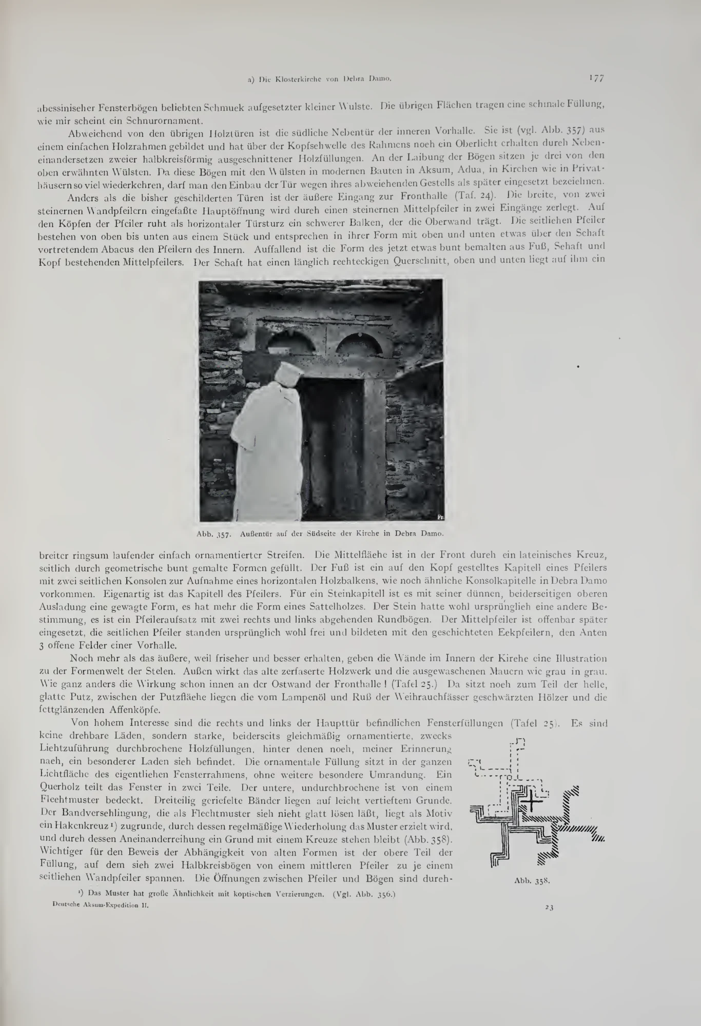 Deutsche Aksum-Expedition, Band II: Ältere Denkmäler Nordabessiniens — illustrated page 187