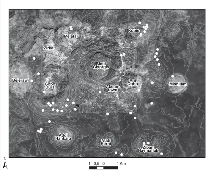 Ancient Settlement Patterns in the Area of Aksum (Tigray, Northern Ethiopia) – Ca. 900 BCE–800/850 CE — illustration 1, PDF page 36