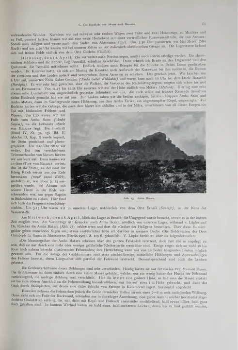 Deutsche Aksum-Expedition, Band I: Reisebericht der Expedition, Topographie und Geschichte Aksums — illustrated page 33