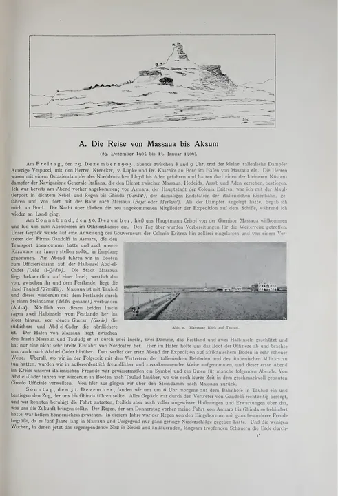 Deutsche Aksum-Expedition, Band I: Reisebericht der Expedition, Topographie und Geschichte Aksums — illustrated page 13