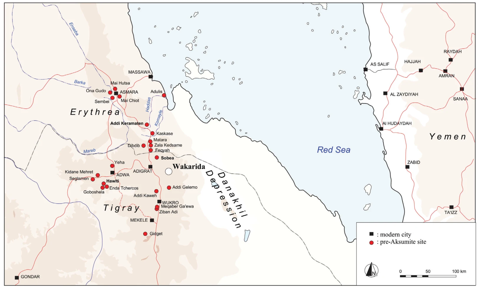 On the Nature of South Arabian Influences in Ethiopia during the Late First Millennium BC: A Pre-Aksumite Settlement on the Margins of the Eastern Tigray Plateau — illustration 1, PDF page 18