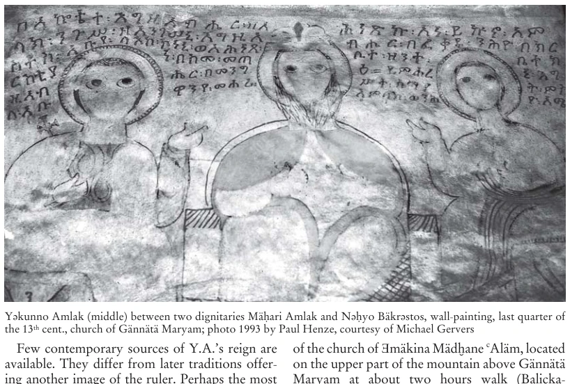 Illustration, Encyclopaedia Aethiopica volume 5, PDF page 76