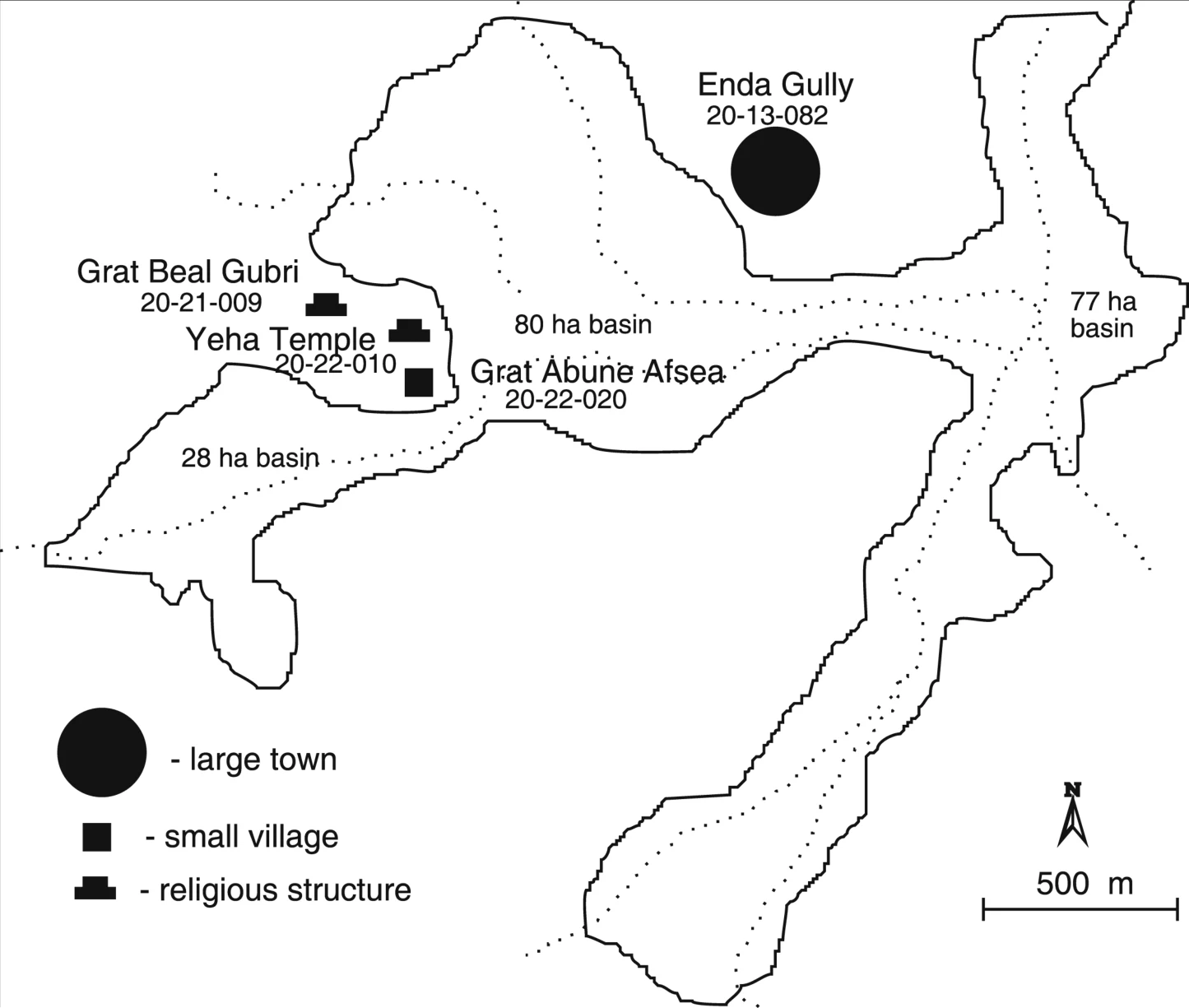 Changing Settlement Patterns in the Aksum-Yeha Region of Ethiopia: 700 BC - AD 850 — illustration 1, PDF page 88