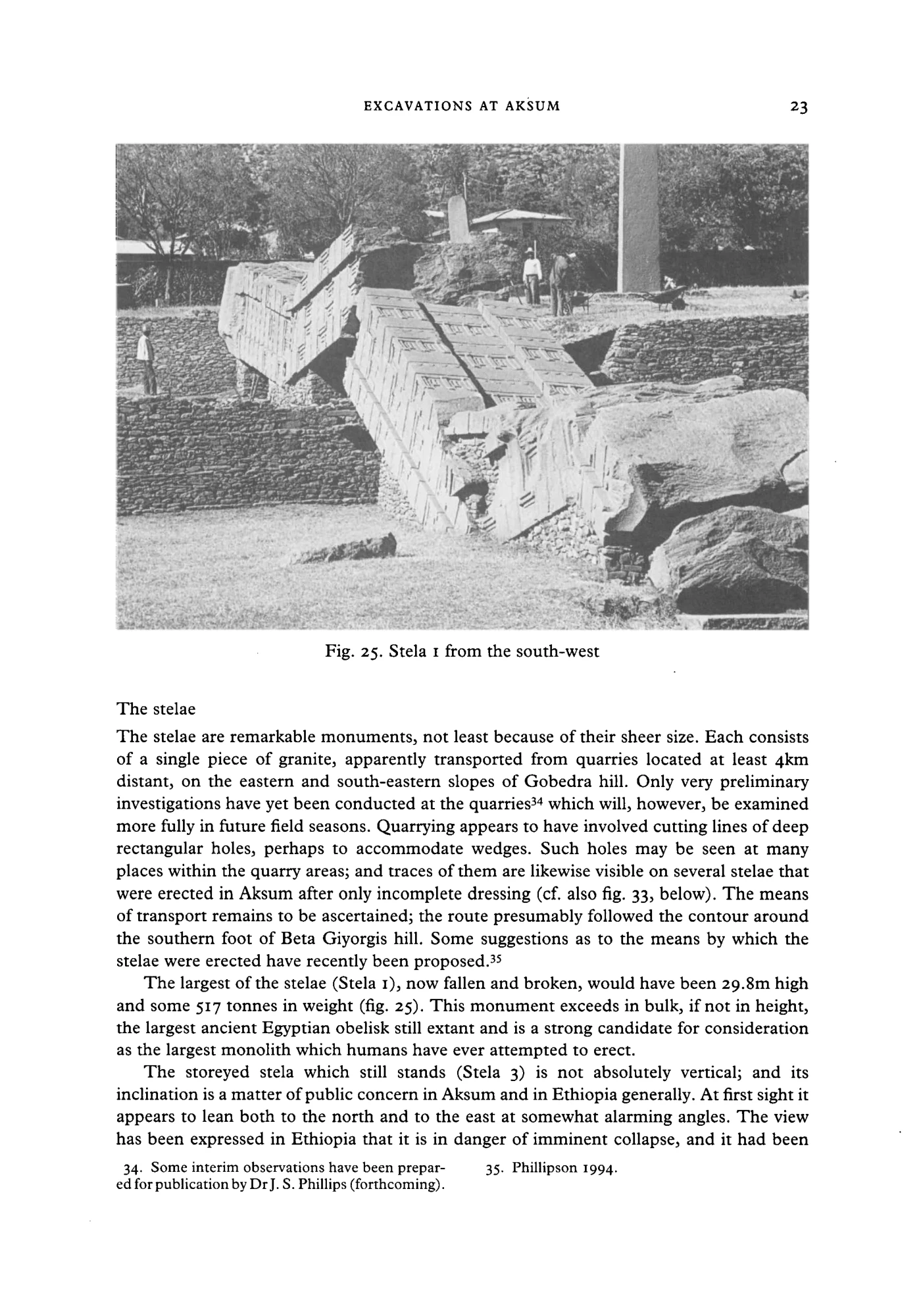 Excavations at Aksum, Ethiopia, 1993-4 — illustrated page 23