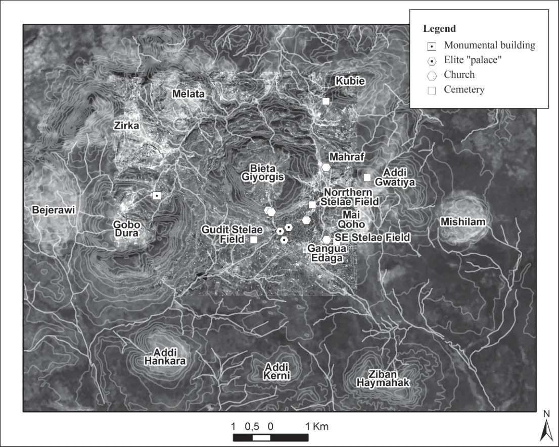 Ancient Settlement Patterns in the Area of Aksum (Tigray, Northern Ethiopia) – Ca. 900 BCE–800/850 CE — illustration 1, PDF page 80
