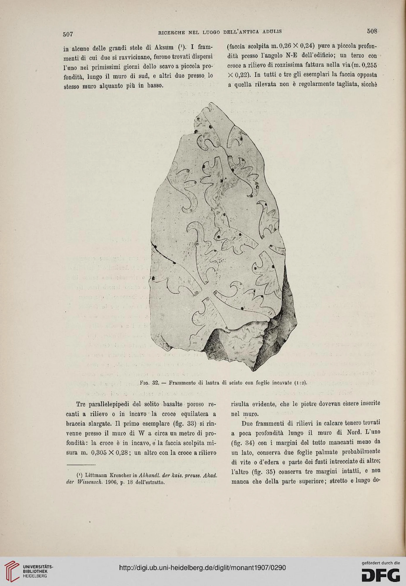 Ricerche nel luogo dell'antica Adulis (Colonia Eritrea) — illustrated page 37