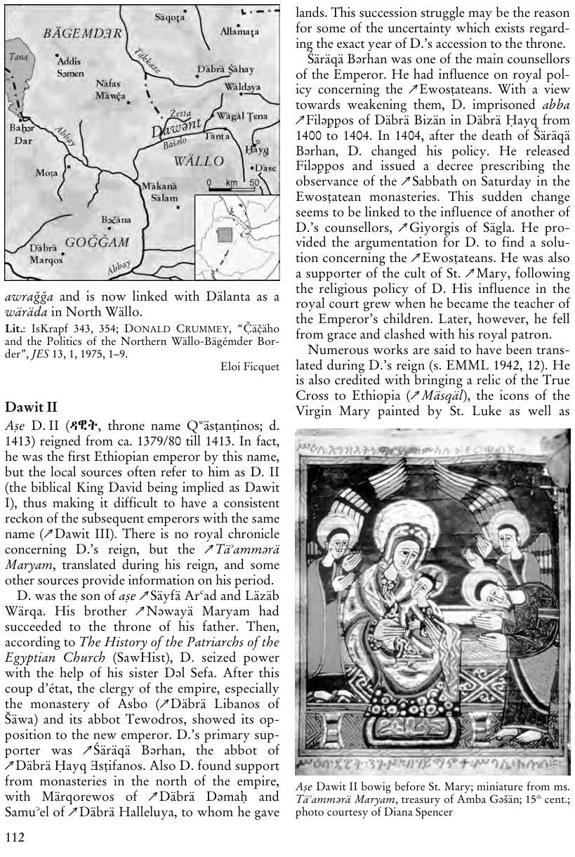 Illustrations, Encyclopaedia Aethiopica volume 2, PDF page 148