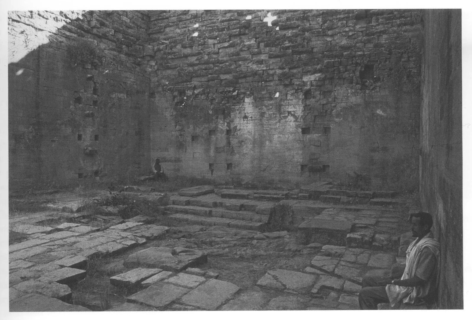 Yeha, interior of the Great Temple, viewed from the southwest.