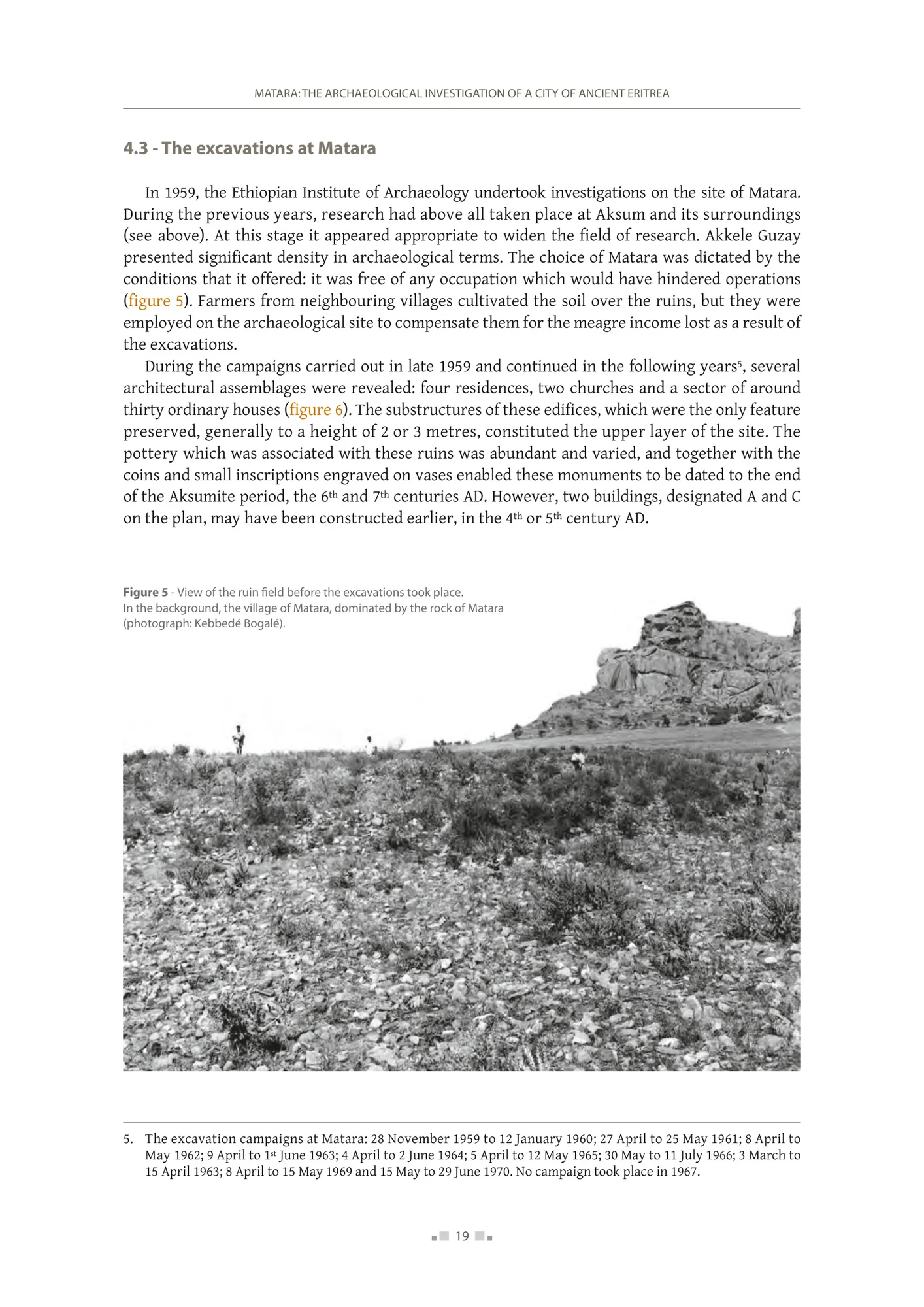 Matara: the Archaeological Investigation of a City of Ancient Eritrea — PDF page 9