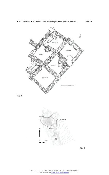 Scavi archeologici nella zona di Aksum. J. Bieta Giyorgis — illustrated page 24