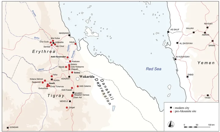 On the Nature of South Arabian Influences in Ethiopia during the Late First Millennium BC: A Pre-Aksumite Settlement on the Margins of the Eastern Tigray Plateau — illustration 1, PDF page 18